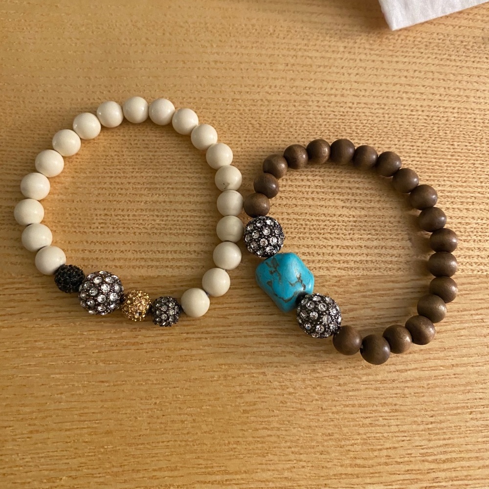 Stella & Dot bracelets - wishing nugget & revival